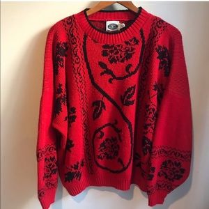 Vintage 1990's Sweater Baggy Sleeve Classic Essentials